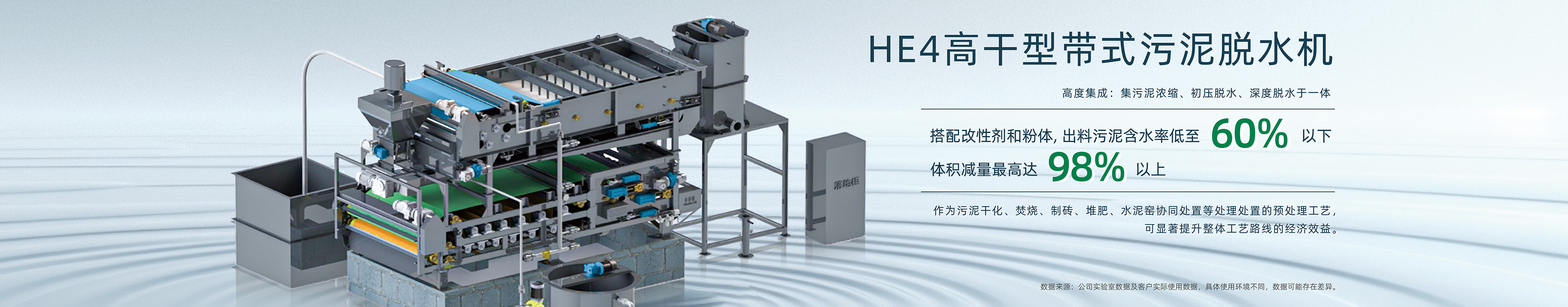 HE4高干型带式污泥脱水机